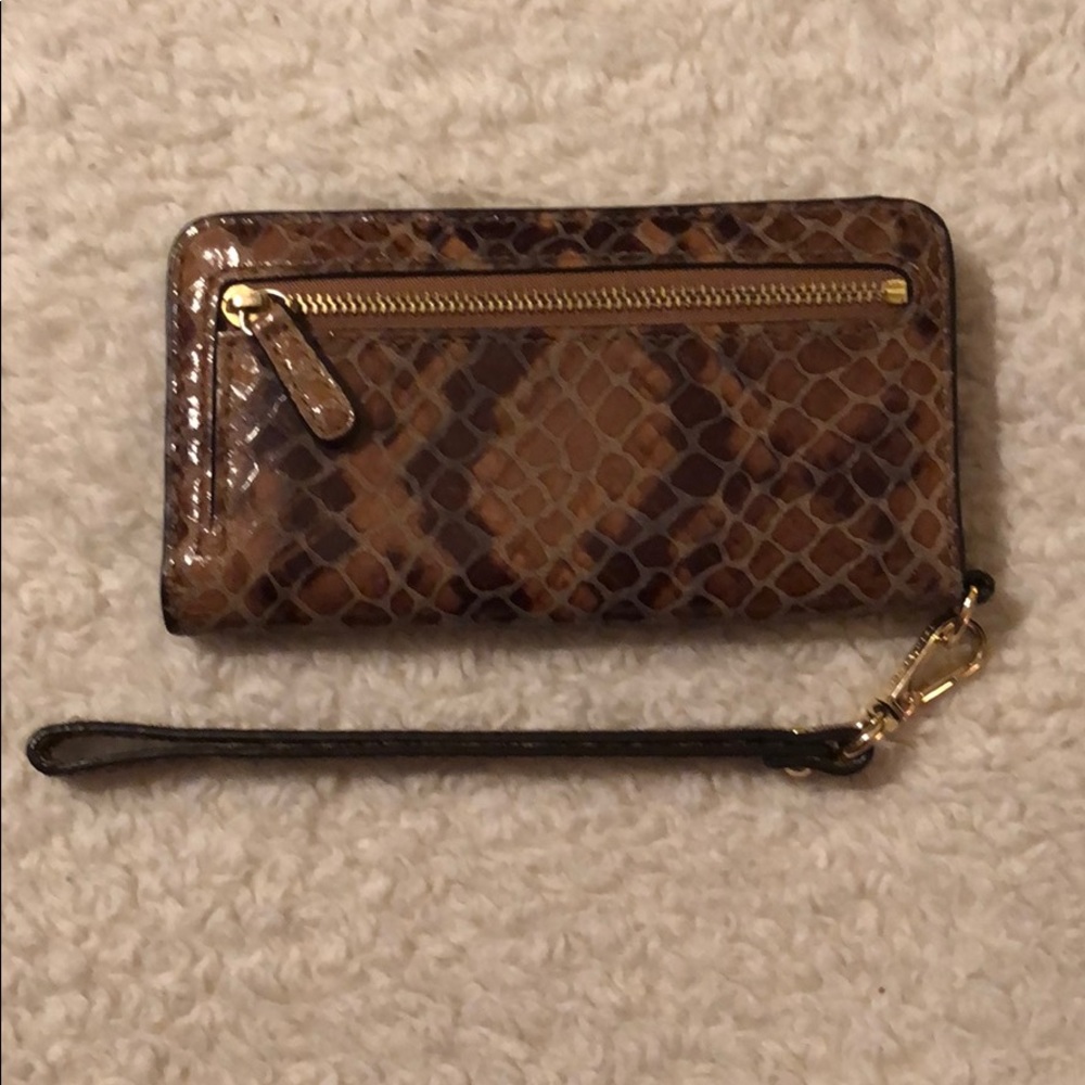 Michael Kors Python Embossed Wristlet - image 2